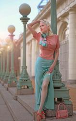 Pastel Stockings || 40's-Inspired with SIL