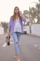 Mauve blazer