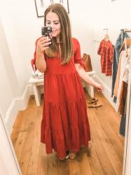 Spring Madewell try-on.