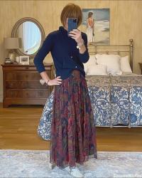 WIW - Dressing Down A Maxi Skirt