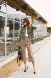 Four Ways to Wear It- Cinch Hem Olive Jacket