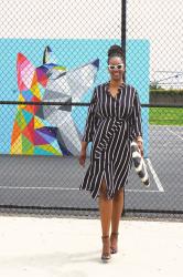 Black and White Shirt Dress