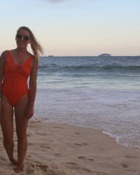 Lace up swimsuit !