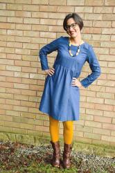 {Tilly and the Buttons} The Indigo smock dress
