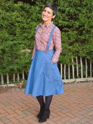 {Victory Patterns} Madeleine Skirt - and a Liberty Granville shirt