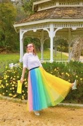Rainbow Tulle Skirt