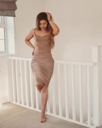 Camel dress Femme Luxe 