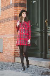 Tartan Blazer Dress