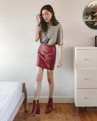 Graphic T's and mini skirts: Three ways