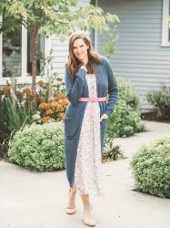 How to Style A Dress + A Knit