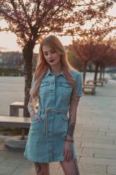 Denim dress x Na-kd – 10 lat bloga!