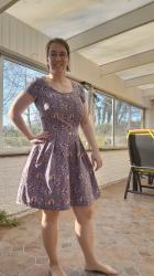 Sewn: The Purple Tree Dress