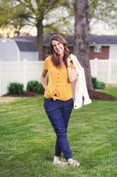 Thursday Fashion Files Link Up #255 – Yellow is Such a Perfect Color for Spring!