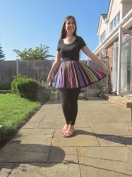 Kezzie and the amazing technicolor dream skirt