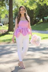 Pink Peplum