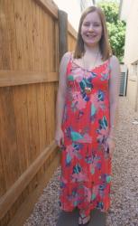 Kmart Tiered Floral Print Dresses