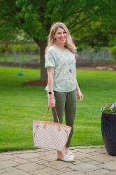 Olive Pants for Spring & Confident Twosday Linkup 