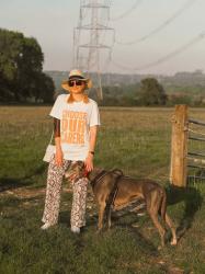 Styling the Charity ‘Choose Our Carers’ T-Shirt… With a Greyhound