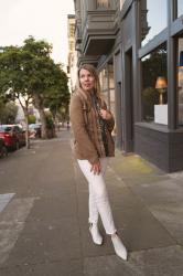 What to wear with white ankle boots