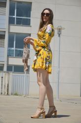 Yellow Floral Dress