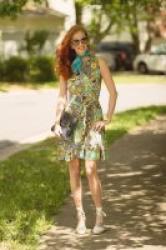 Karina Dresses –  Ruby Dress in “Mosaic” Print