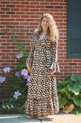 Oh La La Leopard Maxi Dress & Confident Twosday Linkup 