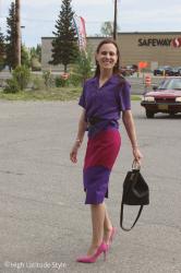See this bold colors summer business casual separates look
