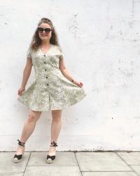 Vintage Laura Ashley Romper