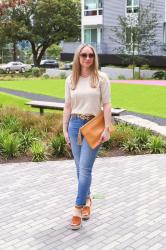 Summer Style: High-Rise Straight Leg Jeans