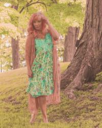 Untamed Review + Caite & Kyla Sundress & Lace Kimono