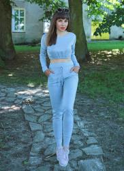 grey loungewear