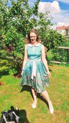 Vintage Swing Dress And Afternoon Tea In The Garden