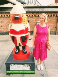 Hot Pink Dress And Short Hair: Wayback Wednesday