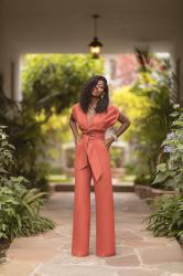 Wrap Linen Jumpsuit