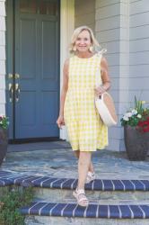 Easy Breezy Gingham Sundress for Summer