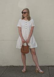 A Tiered Mini Dress for Summer