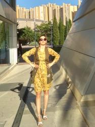 HOW TO STYLE A MUSTARD YELLOW DRESS FOR SUMMER? 