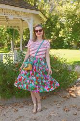 Restyling my Confetti Floral Skirt