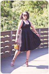 Black Tiered Crossback Sundress!