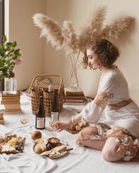 Self- Isolation Indoor Picnic