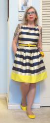 Fancy Friday: Jammy Stripes and Yellow Ballet Flashback