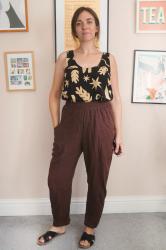 DIYing the Elizabeth Suzann Clyde pants and jumpsuit