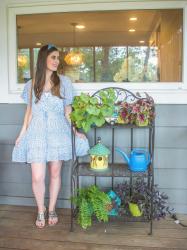 Mommy and Me Baby Blue Outfit