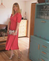 Rockin’ a Raspberry Ruched Sleeve Dress