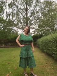 Sewn: A Green Floral Dream Dress