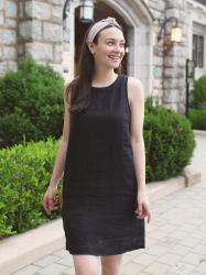 Little Linen Black Dress