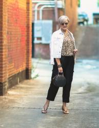 mixing styles with banana republic