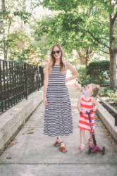 Tiered Knit Maxi Dresses