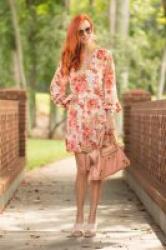 Turning Heads Linkup – Floral Tiered Boho Dress