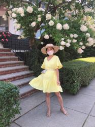 Snaps Lately: SPF 50 sun hat + $27 flowy dress